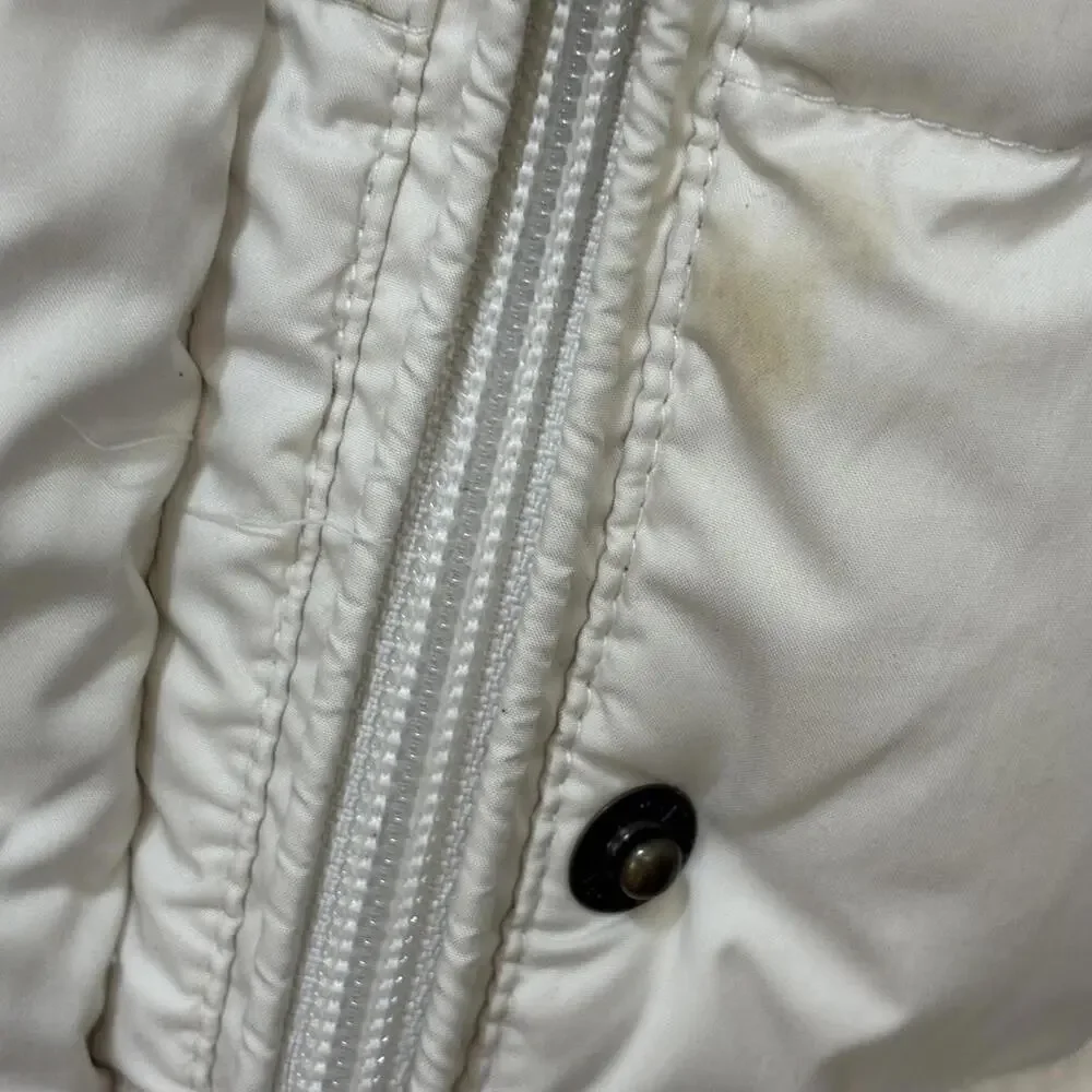 Lauren by Ralph Lauren cream puffer jacket size Large - Picture 4 of 8